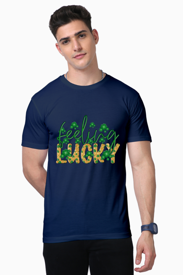 Men's t shirts with Messages Navy Blue
