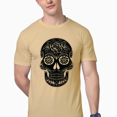Cotton Men's Skull Tee