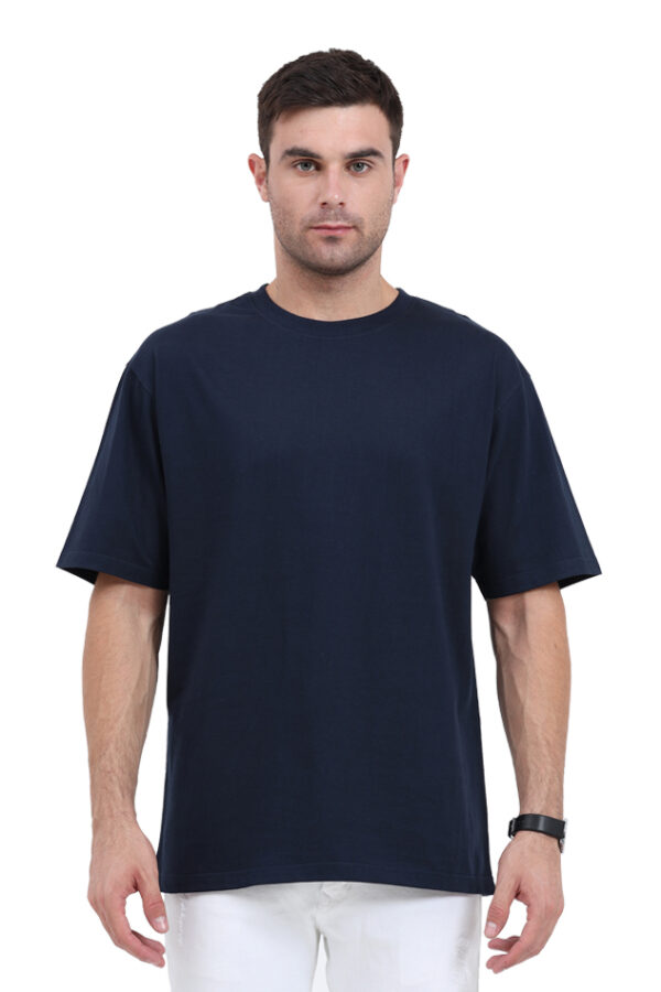 Men's Oversized Blue T-shirt - Image 5