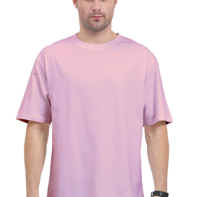 Pink Oversized T-shirt for Men