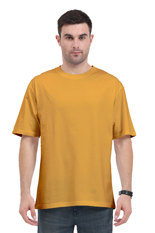 Men's Oversized Yellow T-shirt - Image 2