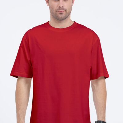 Red Oversized T-shirt for Men