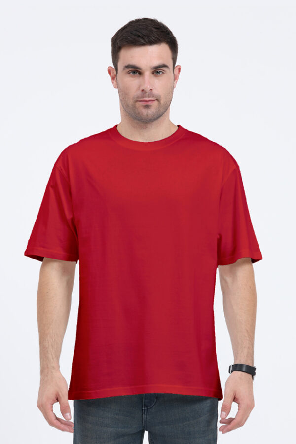 Red Oversized T-shirt for Men