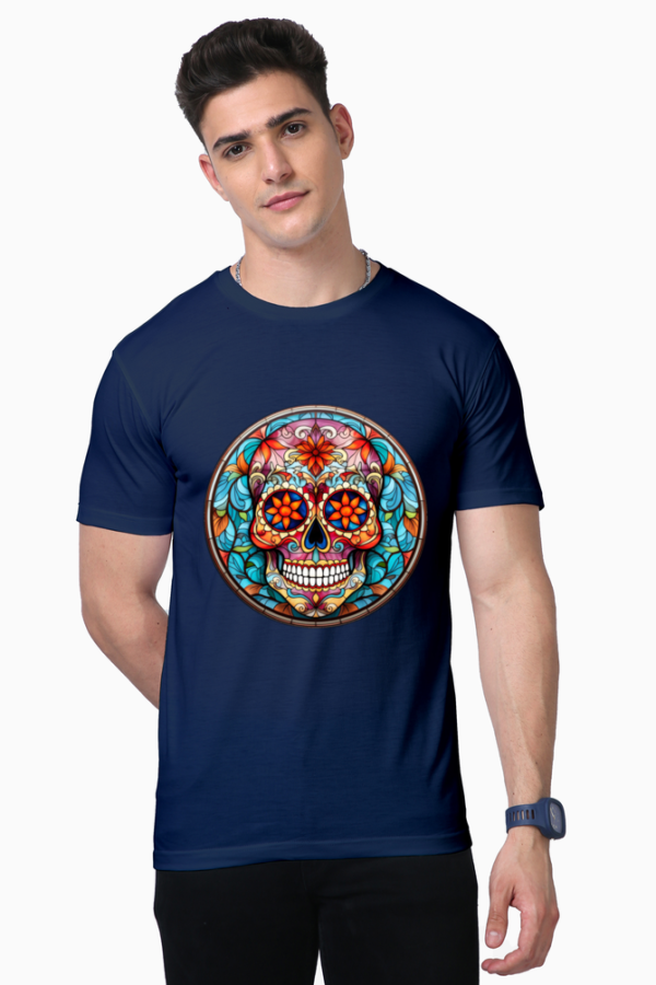 Candy Skull T Shirt for Men - Image 4