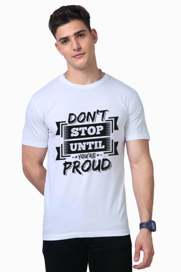 Men’s Motivational Quotes T-Shirt White