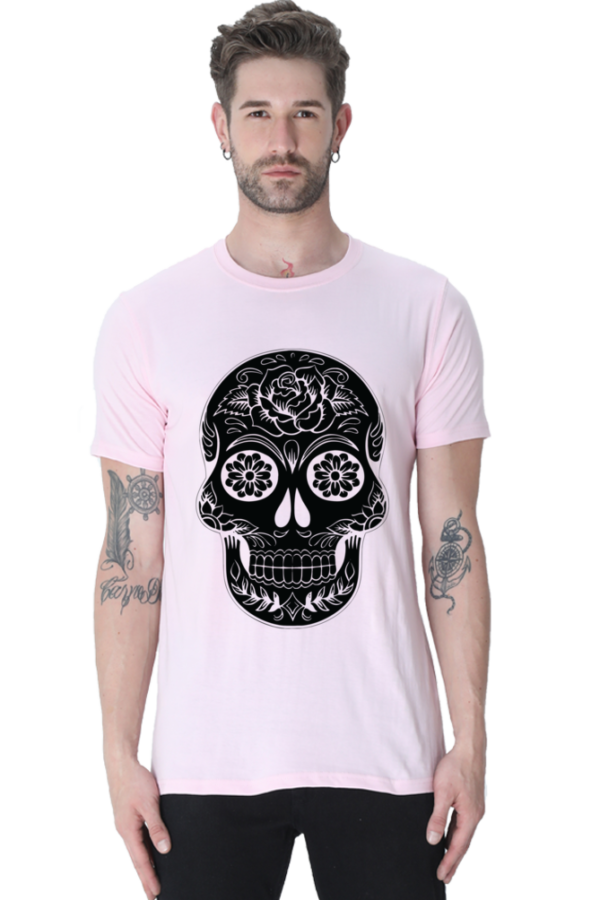 Men's Pink Skull T-shirt - Image 2