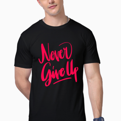 Men's Quote tshirt Black