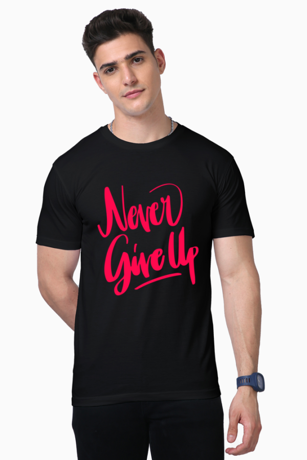 Men's Quote tshirt Black