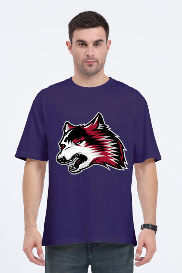 Men's Wolf Face T-shirt - Image 5