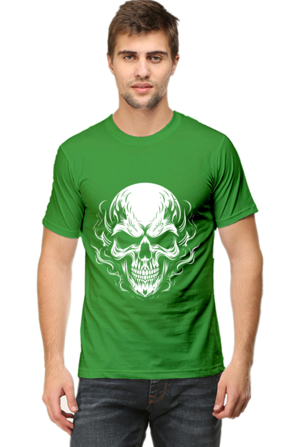 Men's Green Skull T-shirts - Image 2