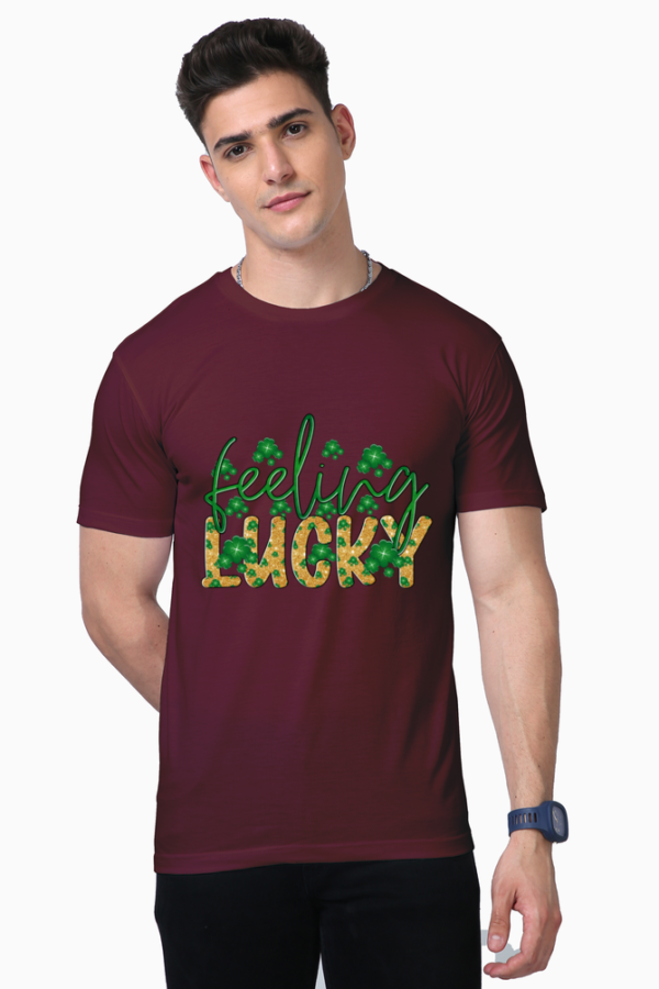 Men's t shirts with Messages Maroon