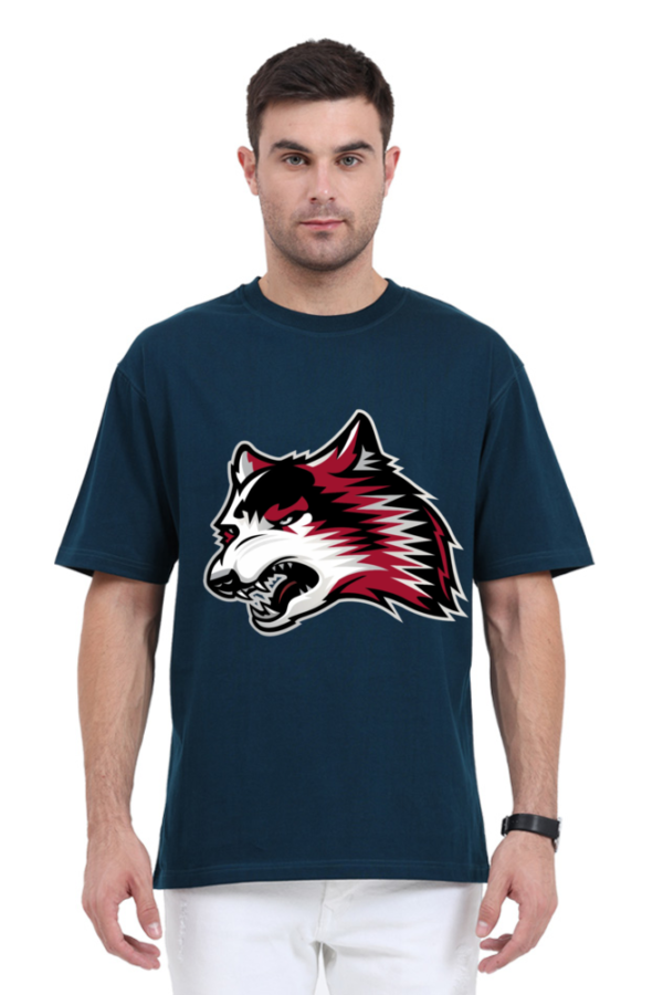 Men's Wolf Face T-shirt - Image 3