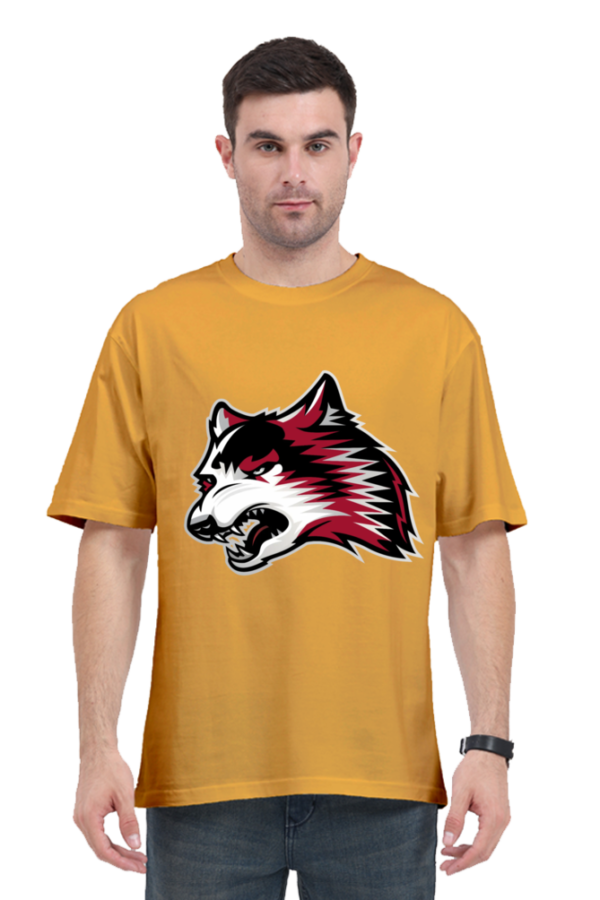 Men's Wolf Face T-shirt - Image 4