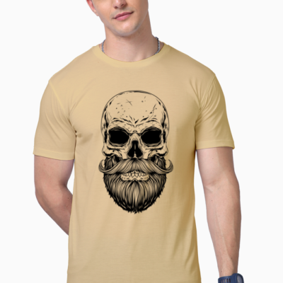 Men's Skull with Beard T-shirt