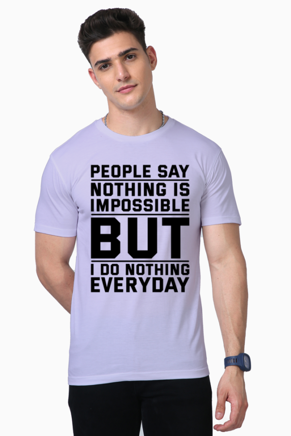Men's Motivational Tees Lavender