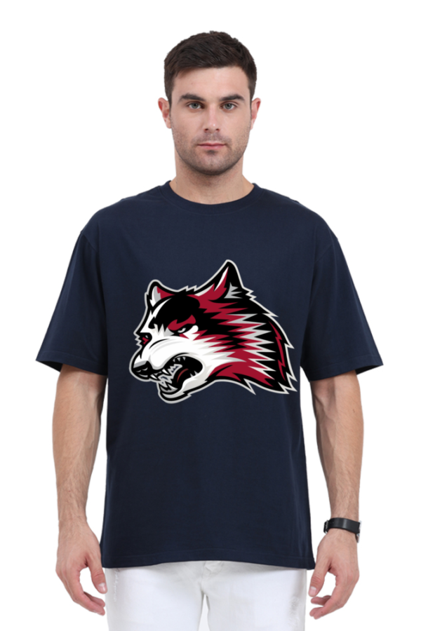Men's Wolf Face T-shirt - Image 11