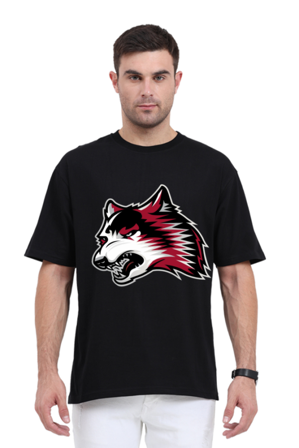 Men's Wolf Face T-shirt - Image 12