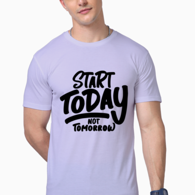 Men's Positive Message T-shirts Lavender