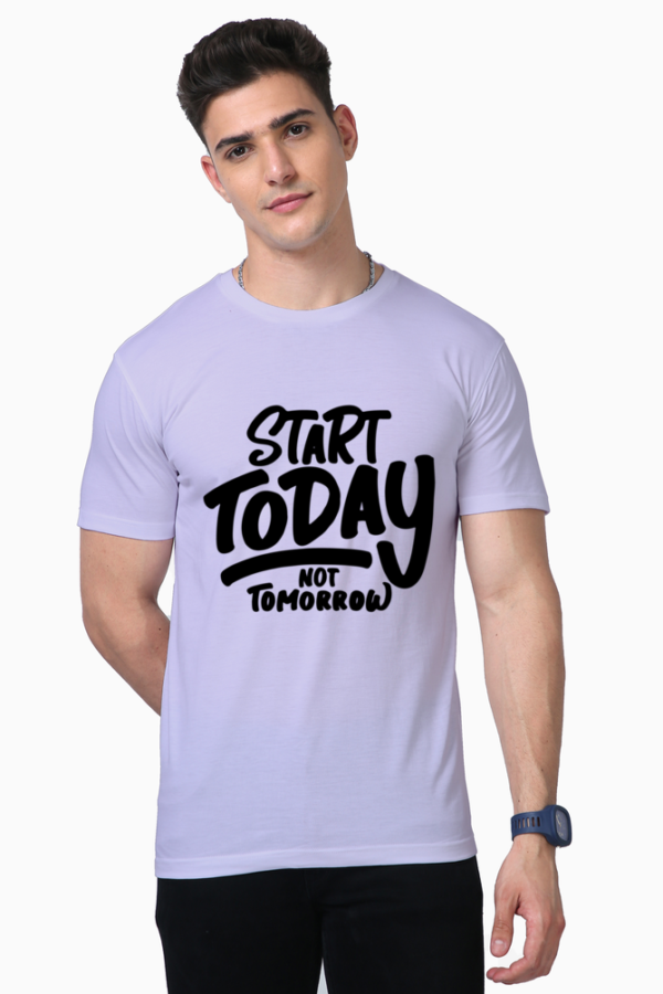Men's Positive Message T-shirts Lavender