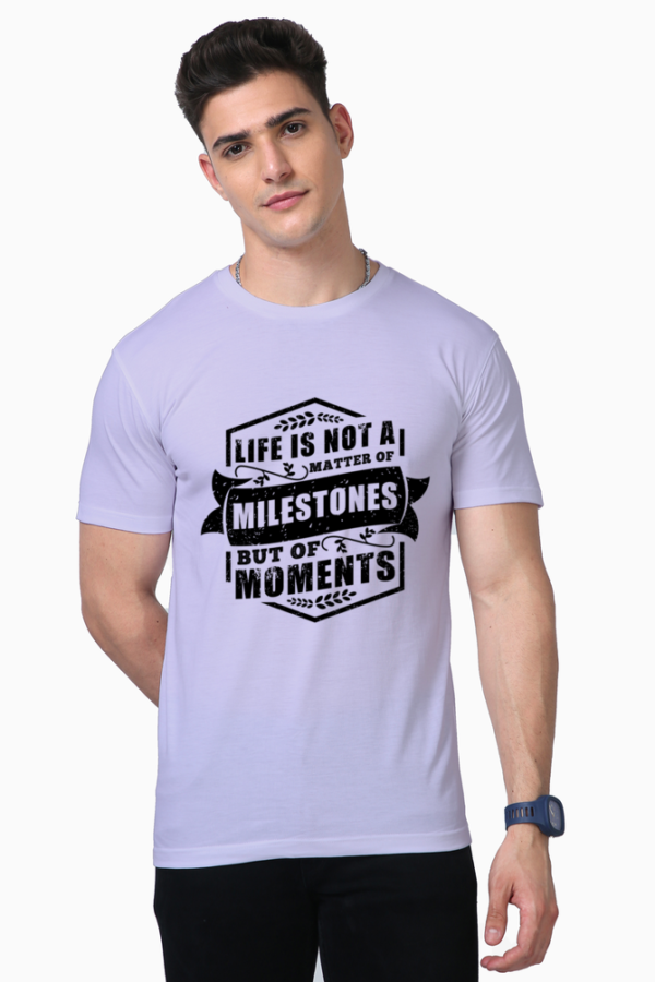 Men's Motivational Quotes Shirts Lavender