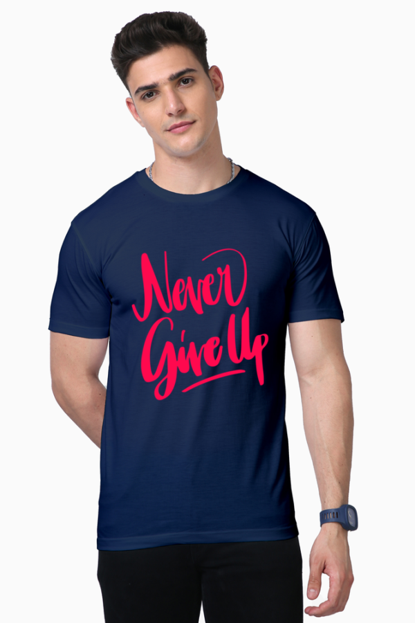 Men's Quote tshirt Navy Blue