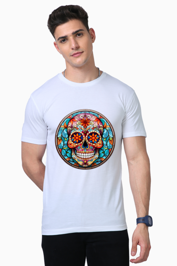 Candy Skull T Shirt for Men - Image 6