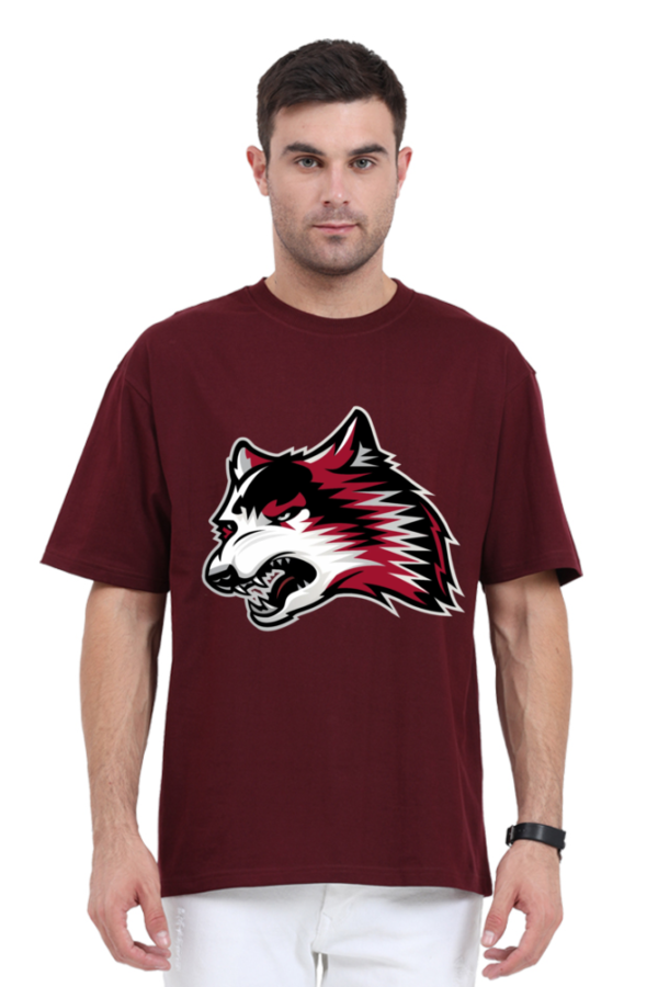 Men's Wolf Face T-shirt - Image 6