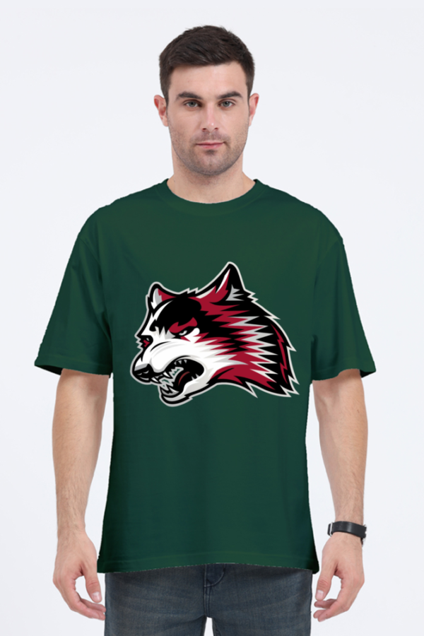 Men's Wolf Face T-shirt - Image 9