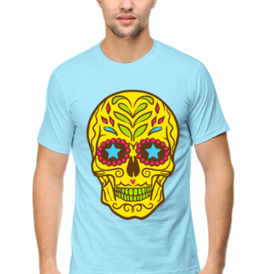 Men's Liquid Blue Skull T-shirt