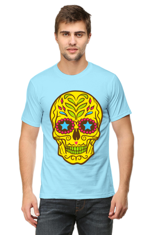 Men's Liquid Blue Skull T-shirt