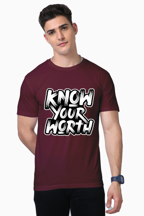 Men's Motivational Quotes T-shirts Navy Maroon