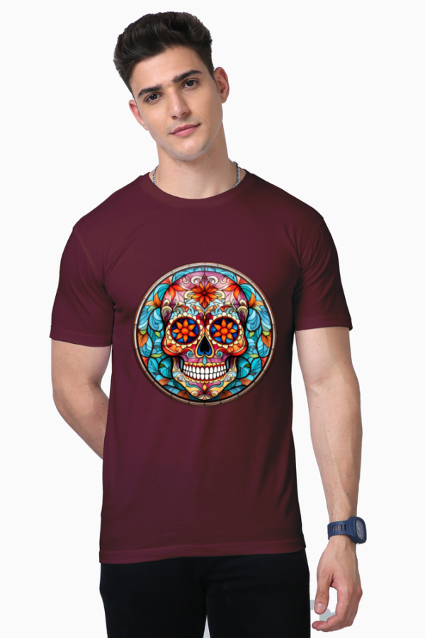 Candy Skull T Shirt for Men - Image 3