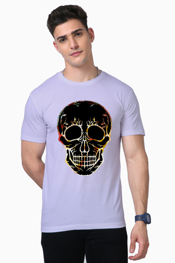 Men's Cotton Black Skull T shirts - Image 2