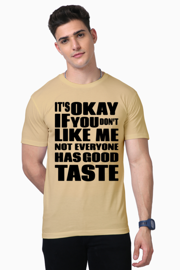 Men's Motivational t shirt Beige