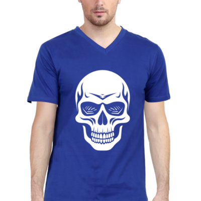 Men's Blue Skull T-Shirt