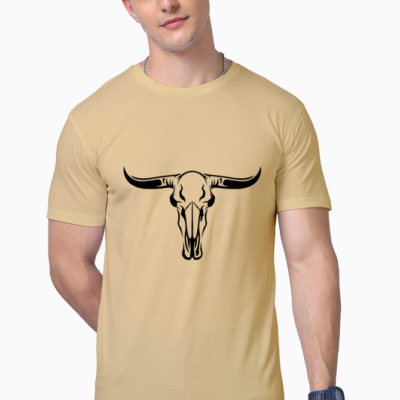Bull Skull T shirt for Men