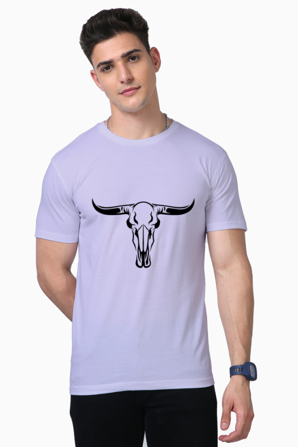 Bull Skull T shirt for Men - Image 2