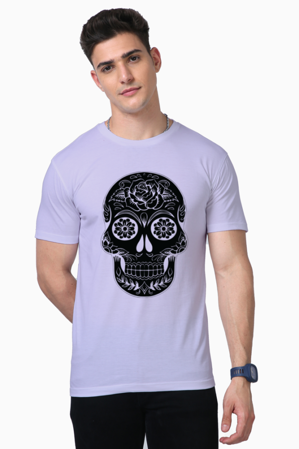 Cotton Men's Skull Tee - Image 2