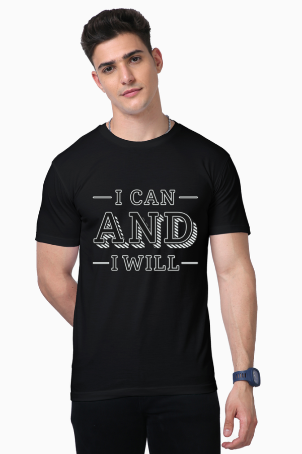 Men's Quotation t shirts Black