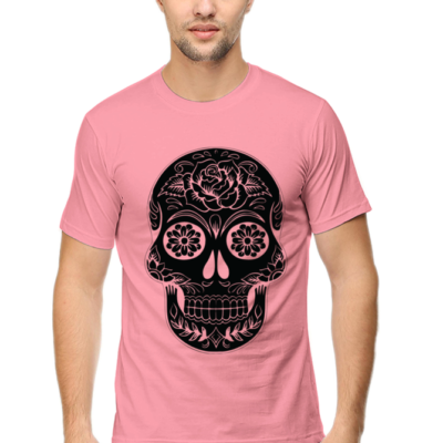 Men's Pink Skull T-shirt