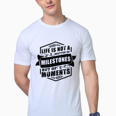 Men's Motivational Quotes Shirts White