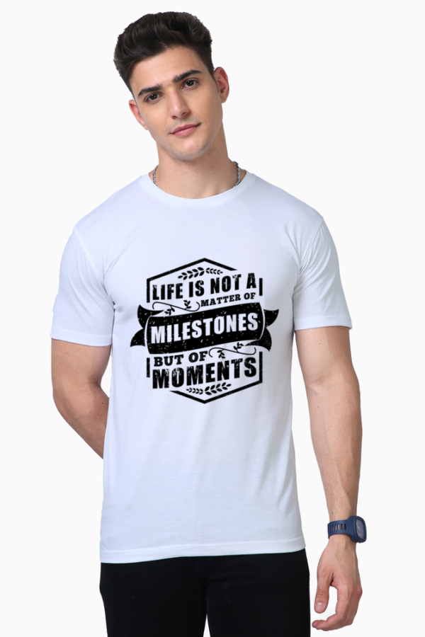 Men's Motivational Quotes Shirts White