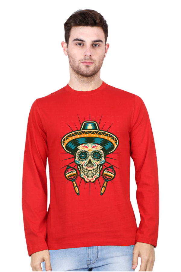 Men's Long Sleeve Skull T Shirts - Image 2