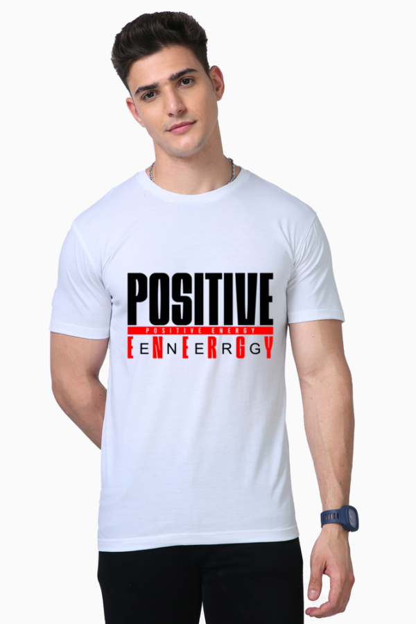 Men's t-shirts with a Positive Message White