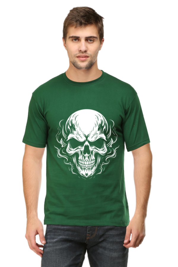 Men's Green Skull T-shirts - Image 3