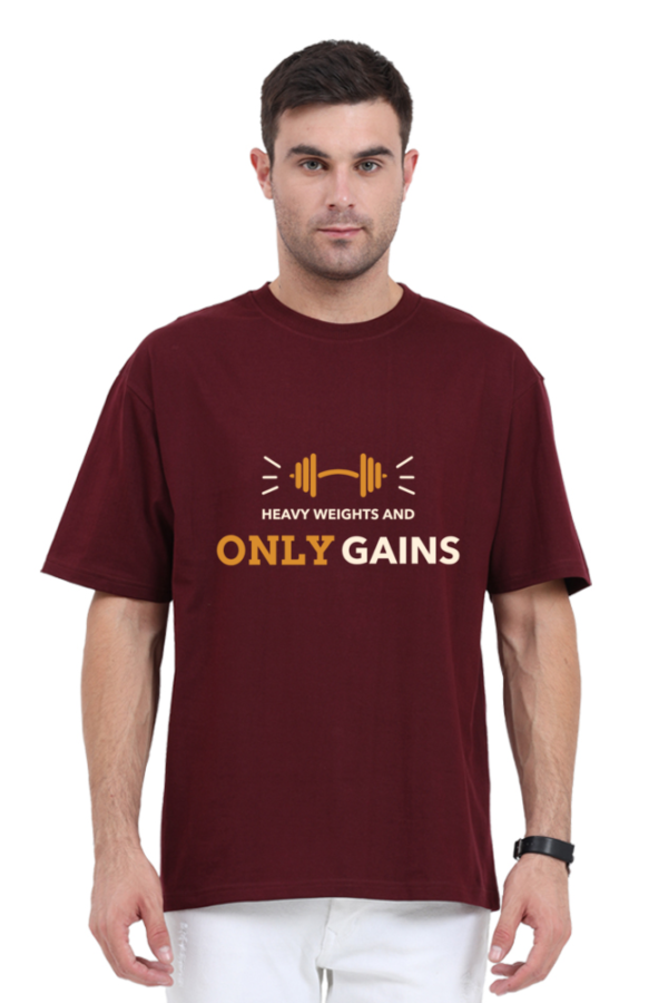 Men's Gym T-shirts Oversized - Image 4