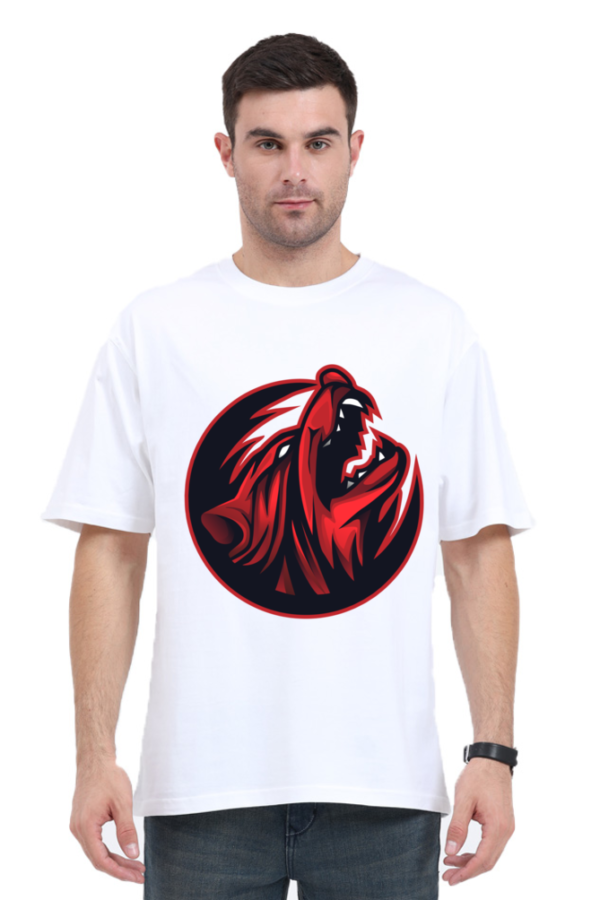 Men's Wolf Print T-shirt - Image 13
