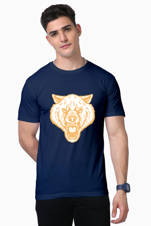 Men's Lion Face Tees - Image 2