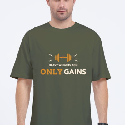 Men's Gym T-shirts Oversized
