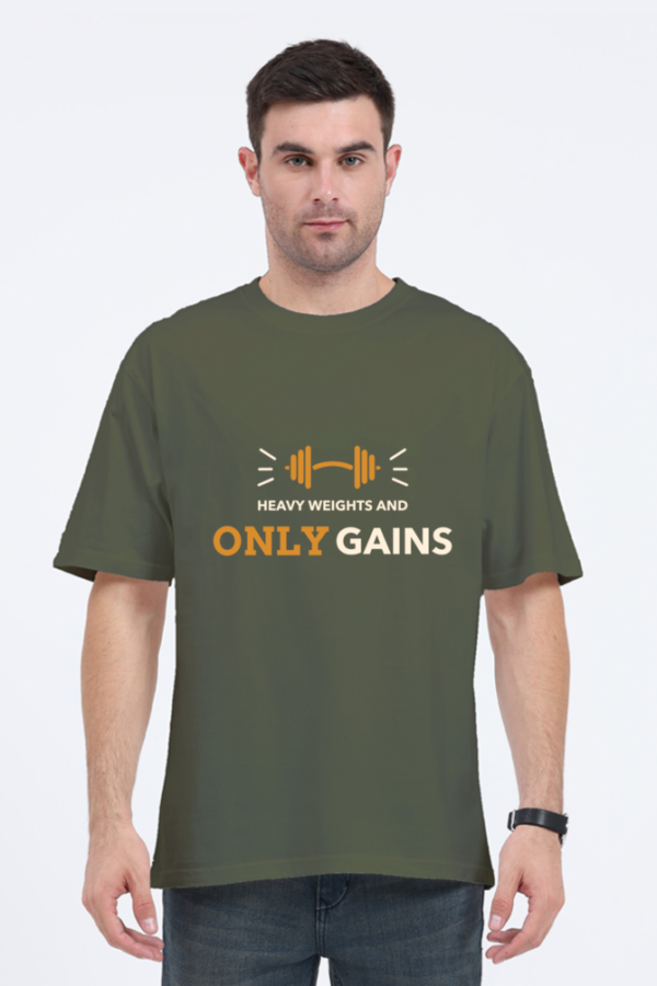 Men's Gym T-shirts Oversized
